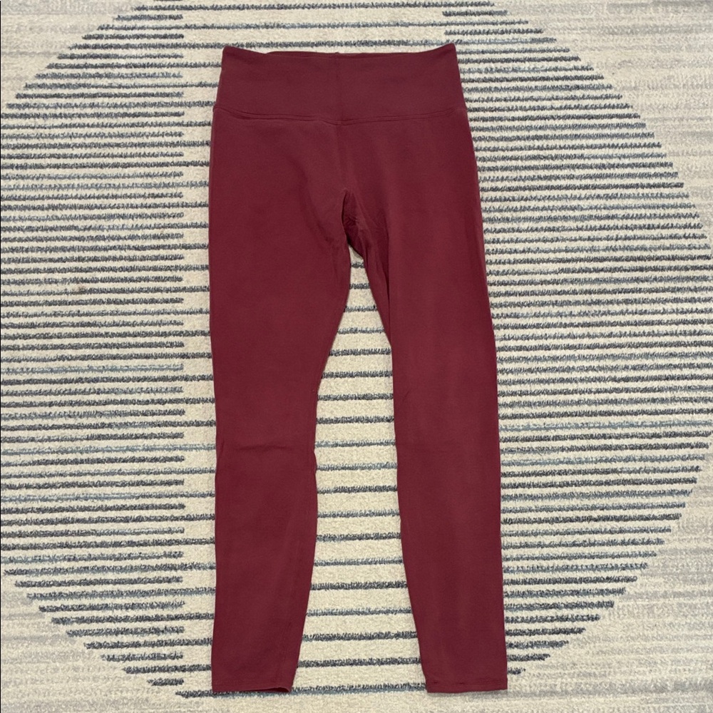 Athleta dark pink organic cotton leggings